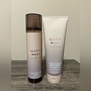 Bath and Body Works Warm Musk Set
